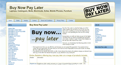 Desktop Screenshot of buynowpaylater.me.uk