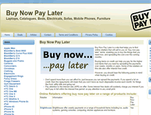 Tablet Screenshot of buynowpaylater.me.uk